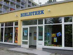 Blick auf Bibiliothek Gorndorf Blick auf Bibiliothek Gorndorf
